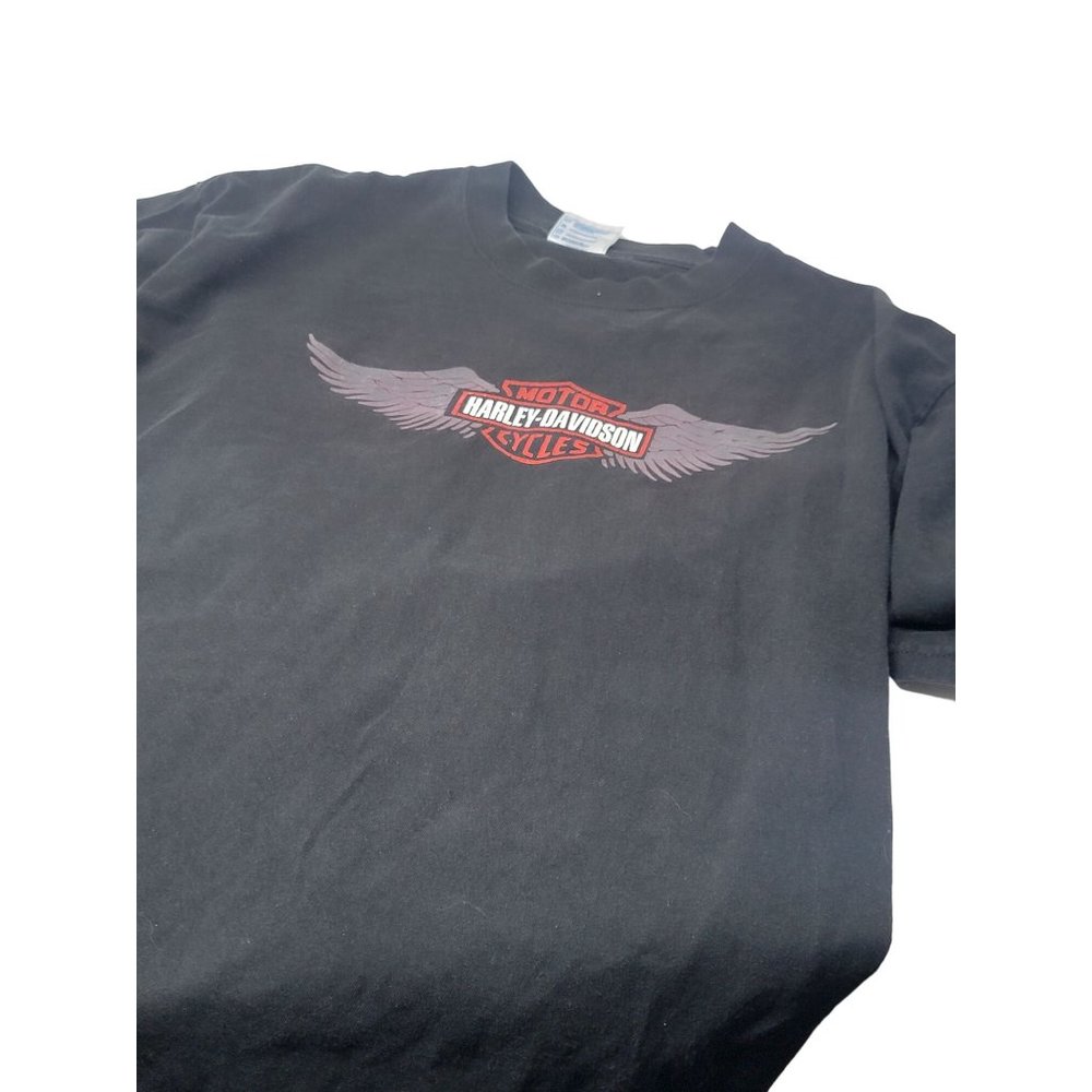 Harley Davidson Graphic‎ Tee Shirt Neuvo Progreso Mexico Black Size XL Men's